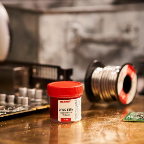 Флюс для пайки REXANT TT KELLER индикаторный, 20 мл, банка, блистер 09-3692-1 - изображение 4