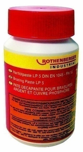 Флюс пастообразный ROTHENBERGER 4.0500 F-SH1 для твердого припоя LP 5, 160 гр. 40500