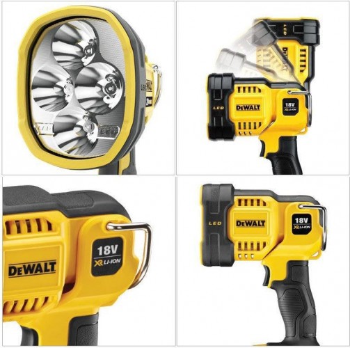 Фонарь аккумуляторный DeWALT DCL 043 без АКБ и ЗУ DCL043-XJ - изображение 2