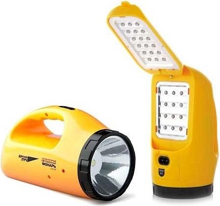 Фонарь аккумуляторный ЯРКИЙ ЛУЧ LA-1W 4606400104285