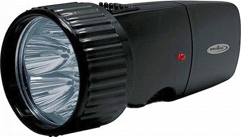 Фонарь аккумуляторный КОСМОС Ac104LED 5LED евровилка KOCAc104LED