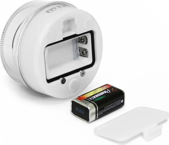 Фонарь аварийный автономный MTF LIGHT HELP SIGNAL янтарный свет, белый корпус с батареей IP65 F01AW - изображение 3