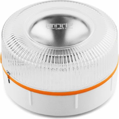 Фонарь аварийный автономный MTF LIGHT HELP SIGNAL LED двухрежимный белый\янтарный с батарей, IP65 LF01W