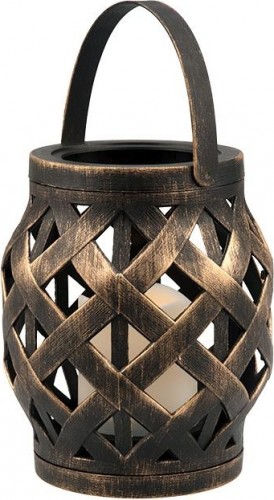 Фонарь декоративный Neon-Night 513-055 со свечкой бронза, теплый белый - изображение 2