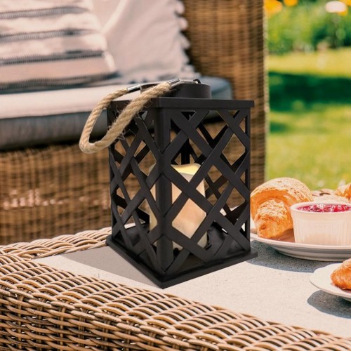 Фонарь декоративный Neon-Night 501-145 на солнечной батарее 14х14х24 см, теплый белый - изображение 3