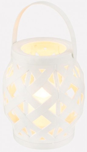 Фонарь декоративный Neon-Night 513-057 со свечкой белый корпус, теплый белый - изображение 2
