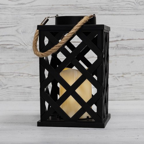 Фонарь декоративный Neon-Night 501-145 на солнечной батарее 14х14х24 см, теплый белый - изображение 2