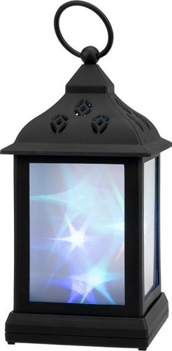 Фонарь декоративный Neon-Night 513-064 с эффектом мерцания черный корпус, RGB