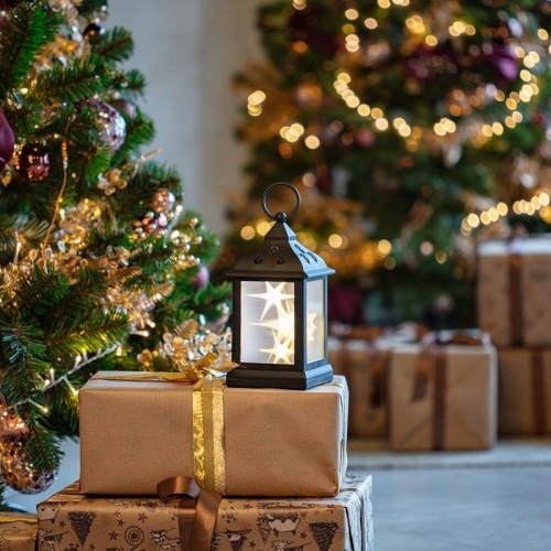 Фонарь декоративный Neon-Night 513-065 с эффектом мерцания черный корпус, теплый белый - изображение 2