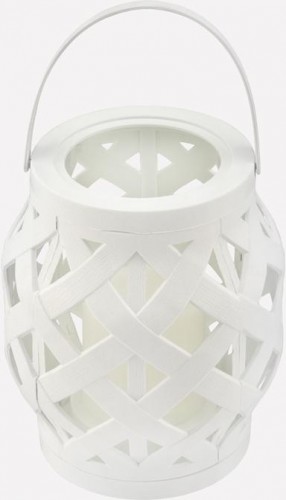 Фонарь декоративный Neon-Night 513-057 со свечкой белый корпус, теплый белый