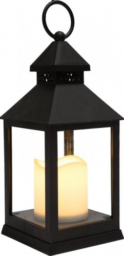 Фонарь декоративный Neon-Night 513-051 со свечкой 10,5х10,5х24 см, теплый белый