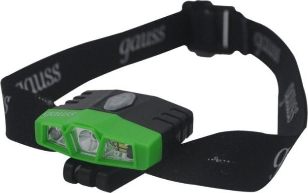 Фонарь GAUSS GFL406 налобный 5w 180lm li-ion 500mah led GF406