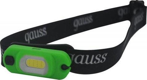 Фонарь GAUSS GFL408 налобный 3w 150lm li-ion 300mah led GF408