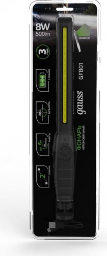 Фонарь GAUSS GFL801 автомобильный 8w 500lm li-ion 2100mah диммируемый GF801 - изображение 2