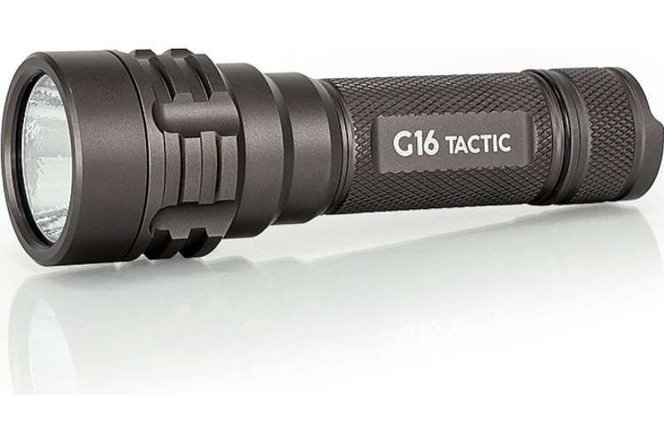 Фонарь ЯРКИЙ ЛУЧ G16 TACTIC Luminus SST-40 5реж 4606400106418