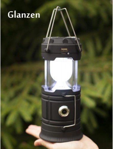 Фонарь кемпинговый GLANZEN CFL-0350-5803 светодиодный аккумуляторный USB - изображение 2
