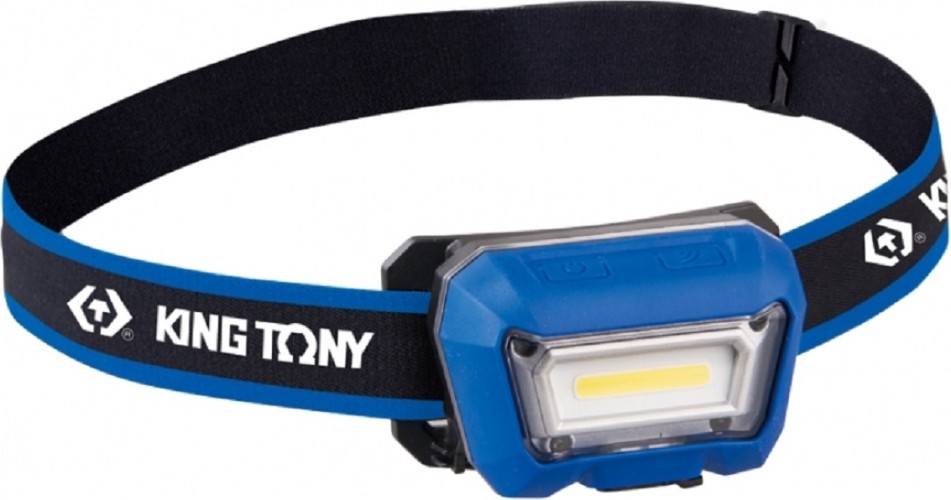 Фонарь KING TONY 9TA52A светодиодный, налобный, 1 Led COB, 3,7 B