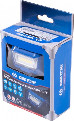 Фонарь KING TONY 9TA52A светодиодный, налобный, 1 Led COB, 3,7 B - изображение 2