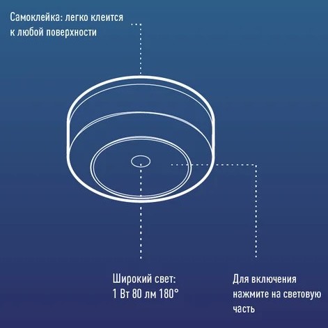 Фонарь КОСМОС KOC306B подсветка 1 Bт COB LED, 3xAAA R03 - изображение 3