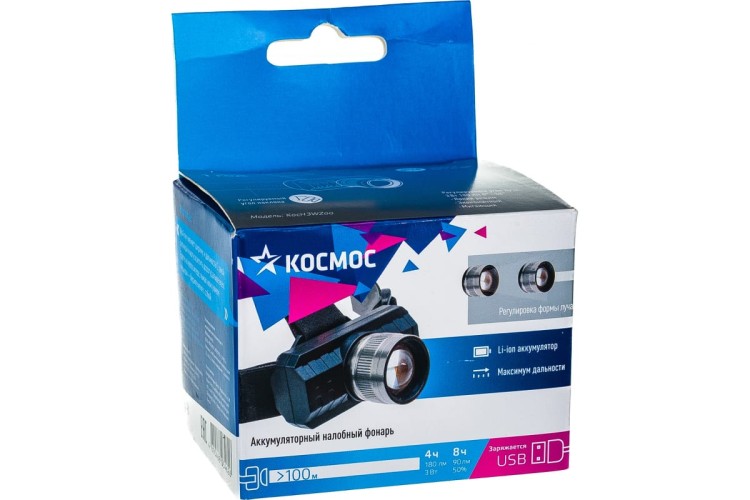 Фонарь КОСМОС KocH3WZoo с зумом - изображение 5