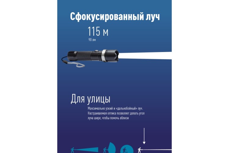 Фонарь КОСМОС KOS112Lit ручной - изображение 2