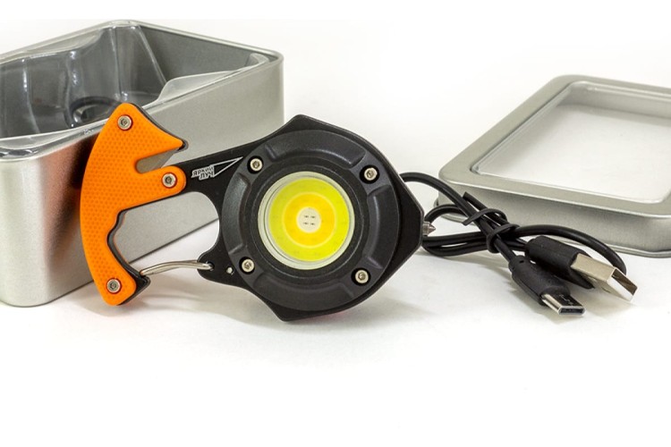 Фонарь-мультитул ЯРКИЙ ЛУЧ KM-143 "Муравей" COB-брелок 4606400106708 - изображение 4