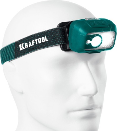Фонарь налобный KRAFTOOL KH-5 550 лм, аккумуляторный  56454