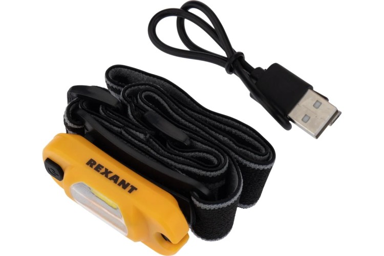 Фонарь налобный REXANT 75-700 аккумуляторный с аварийным красным сигналом - изображение 5