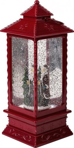 Фонарь Neon-Night 501-062 "Дед мороз" с эффектом снегопада, теплый белый