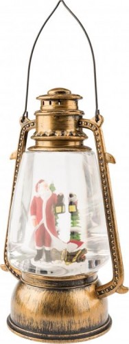 Фонарь Neon-Night 501-066 "Санта-Клаус" с эффектом снегопада, теплый белый