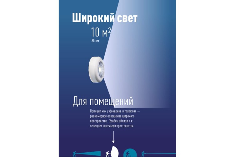 Фонарь подсветка КОСМОС KOC304B комплект из 3 штук - изображение 2