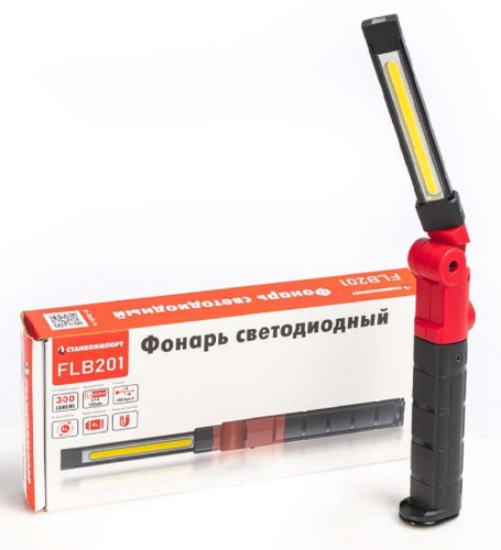 Фонарь СТАНКОИМПОРТ FLB201 светодиодный, складной, аккумуляторный - изображение 2