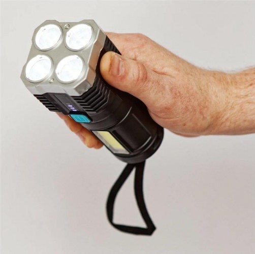 Фонарь светодиодный GLANZEN UFL-0400-LS03 аккумуляторный, usb - изображение 5