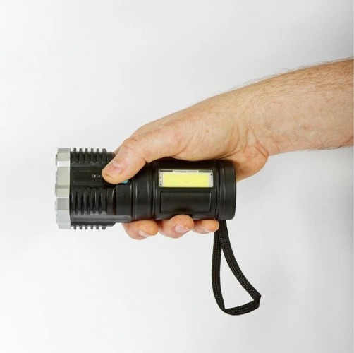 Фонарь светодиодный GLANZEN UFL-0400-LS03 аккумуляторный, usb - изображение 3