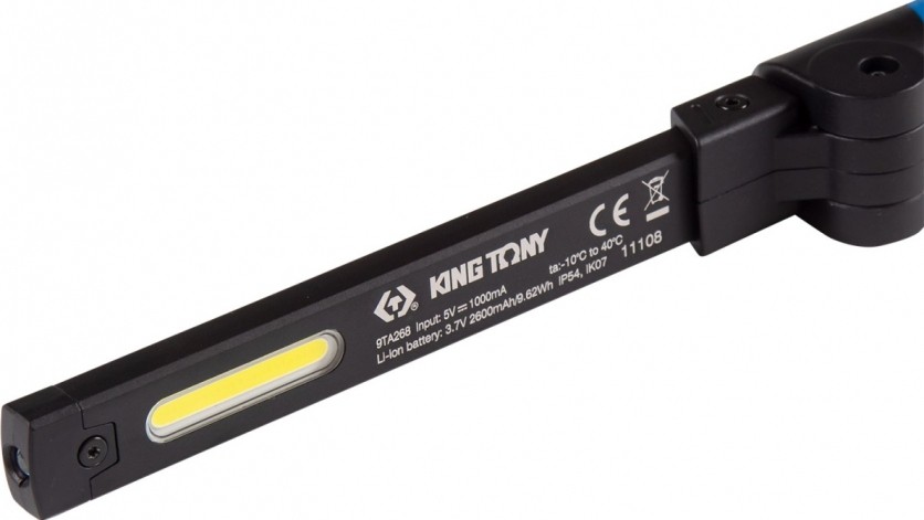 Фонарь светодиодный KING TONY 9TA268A шарнирный, магнит - изображение 4