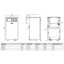 Напольный газовый котел Fondital BALI RTN T 48 - изображение 4