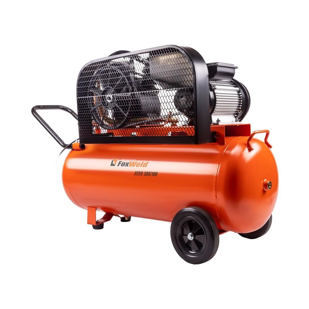 Компрессор масляный ременной FoxWeld AERO 380/100 - изображение 3