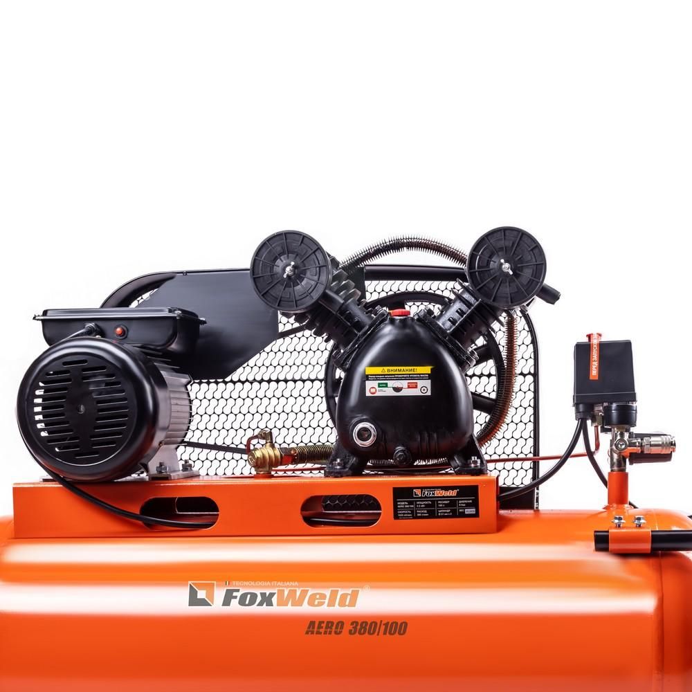 Компрессор масляный ременной FoxWeld AERO 380/100 - изображение 5