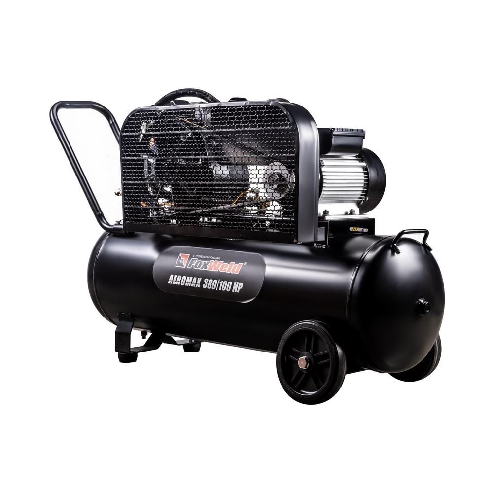 Компрессор масляный ременной FoxWeld AEROMAX 380/100 HP - изображение 2