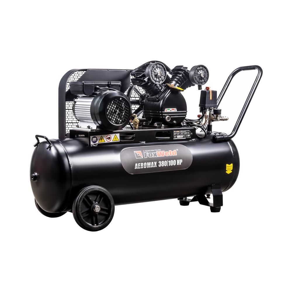 Компрессор масляный ременной FoxWeld AEROMAX 380/100 HP - изображение 4