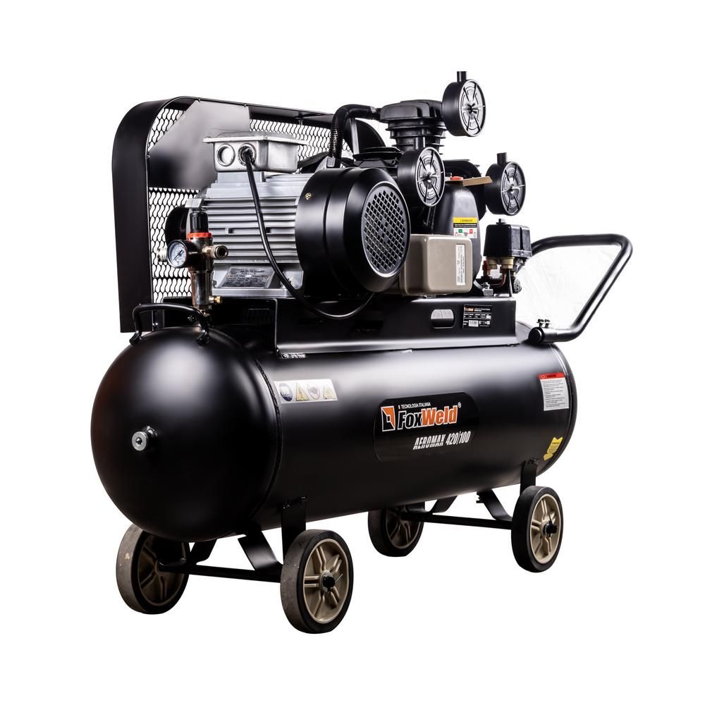 Компрессор масляный ременной FoxWeld AEROMAX 420/100 - изображение 4