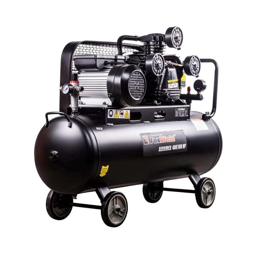 Компрессор масляный ременной FoxWeld AEROMAX 480/100 HP - изображение 3