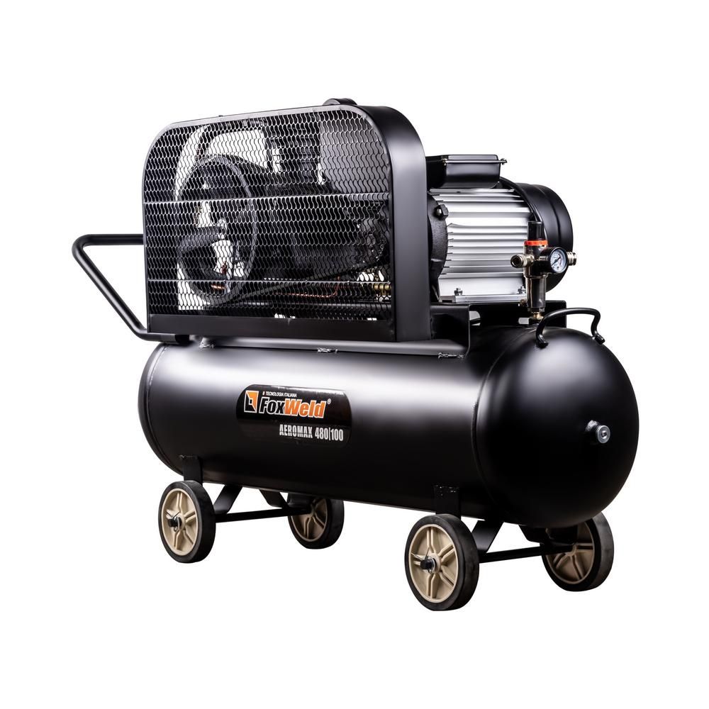 Компрессор масляный ременной FoxWeld AEROMAX 480/100 - изображение 2
