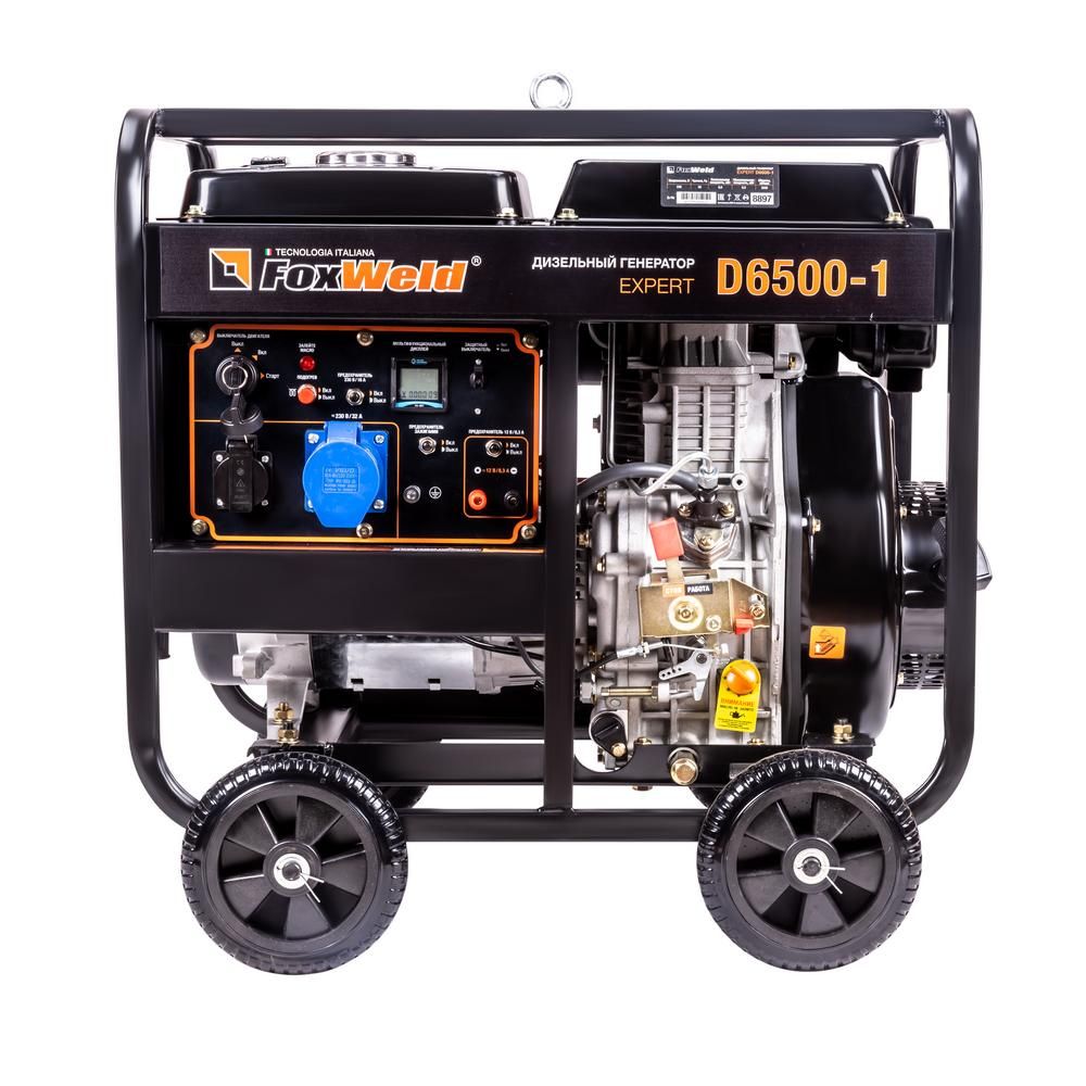 Дизельный генератор FoxWeld Expert D6500-1 - изображение 2