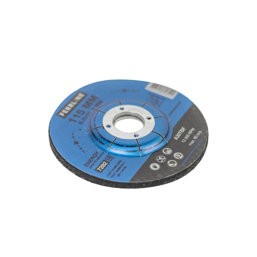 Круг для шлифования FoxWeld FerrLine Energy 115 х 6 х 22,2 мм A30TBF, 10 шт - изображение 2