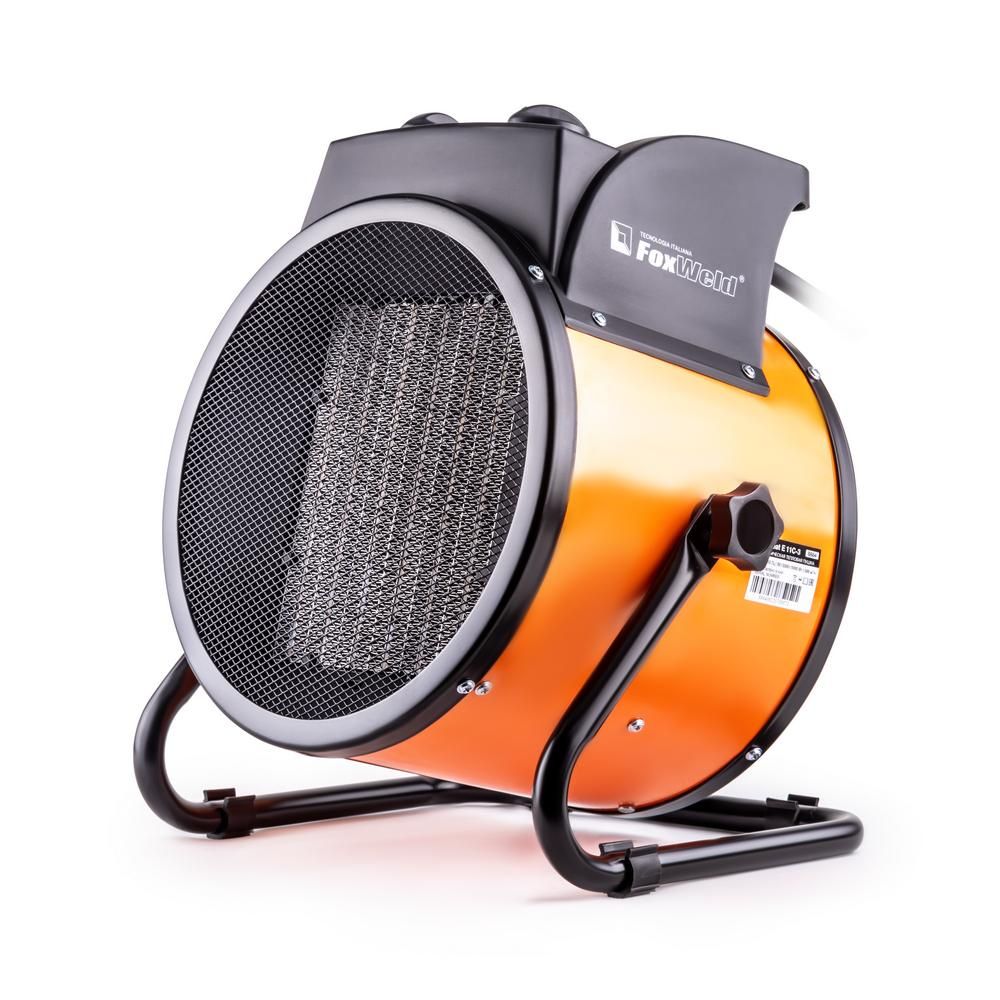 Электрическая тепловая пушка FoxWeld FoxHeat E 11C-3 с керамическим нагревательным элементом (5 кВт - изображение 2