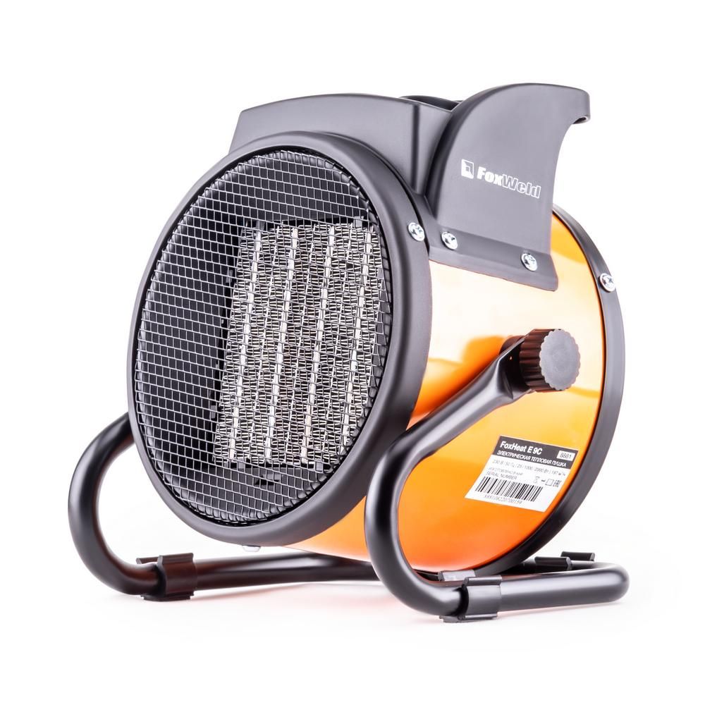 Электрическая тепловая пушка FoxWeld FoxHeat E 9C с керамическим нагревательным элементом (2кВт) - изображение 2