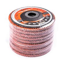 Круг лепестковый с керамическим абразивом для шлифования по нержавеющей стали FoxWeld FoxWeld FTL Ev, 10 шт - изображение 8