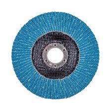 Круг лепестковый для шлифования по нержавеющей стали FoxWeld FTL Ergo цирконий 27 125 х 22,2 мм P40, 10 шт - изображение 7