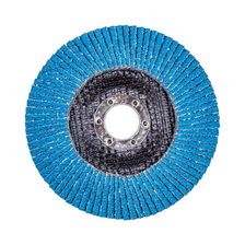 Круг лепестковый для шлифования по нержавеющей стали FoxWeld FTL Ergo цирконий 29 125 х 22,2 мм P40, 10 шт - изображение 7